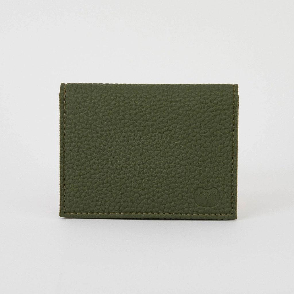 Cape Card Vegan Wallet Olive - Insideout