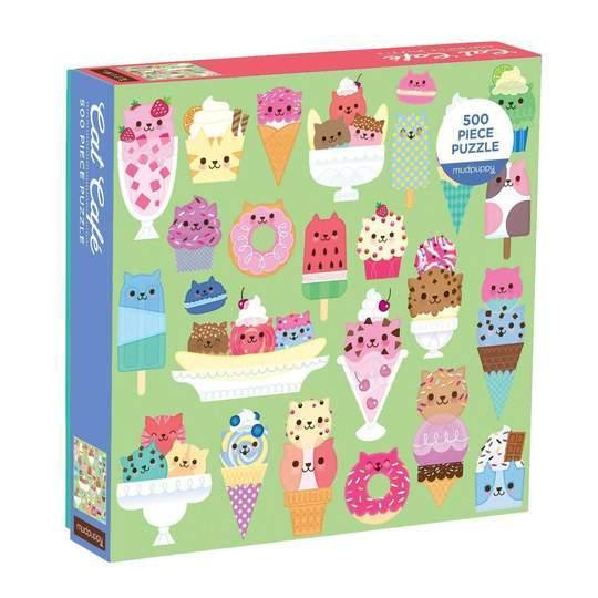Cat Cafe Jigsaw Puzzle 500 Pieces - Insideout