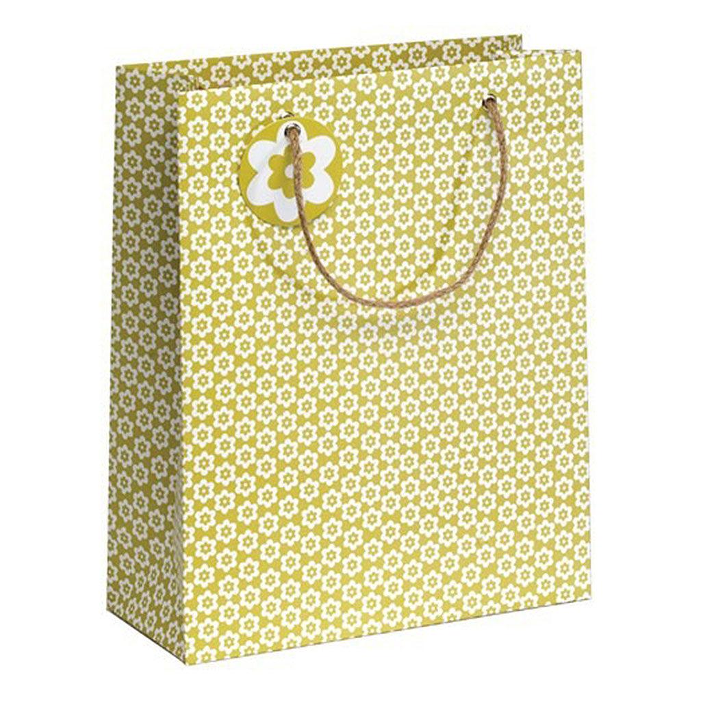 Cornflower Green Ditsy Gift Bag Large - Insideout