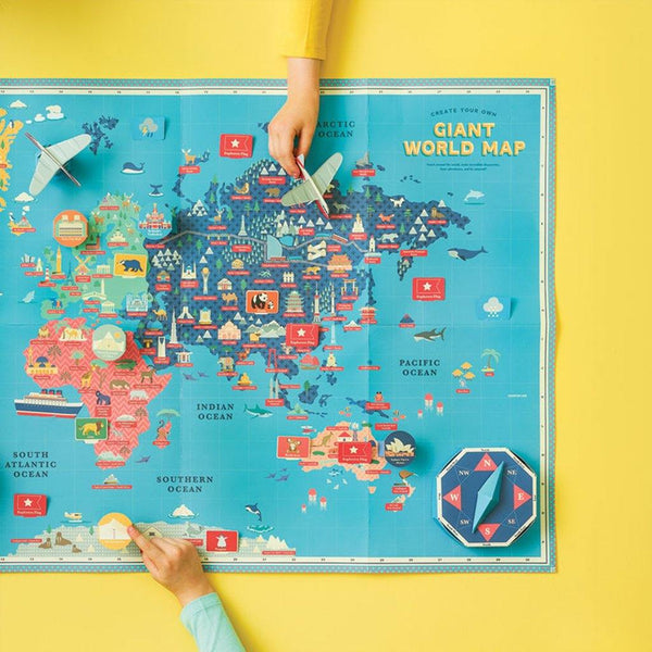 Create Your Own Giant World Map - Insideout
