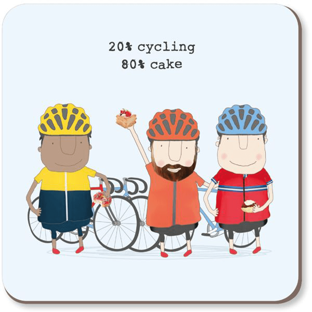 Cycling Cake Boy Coaster - Insideout