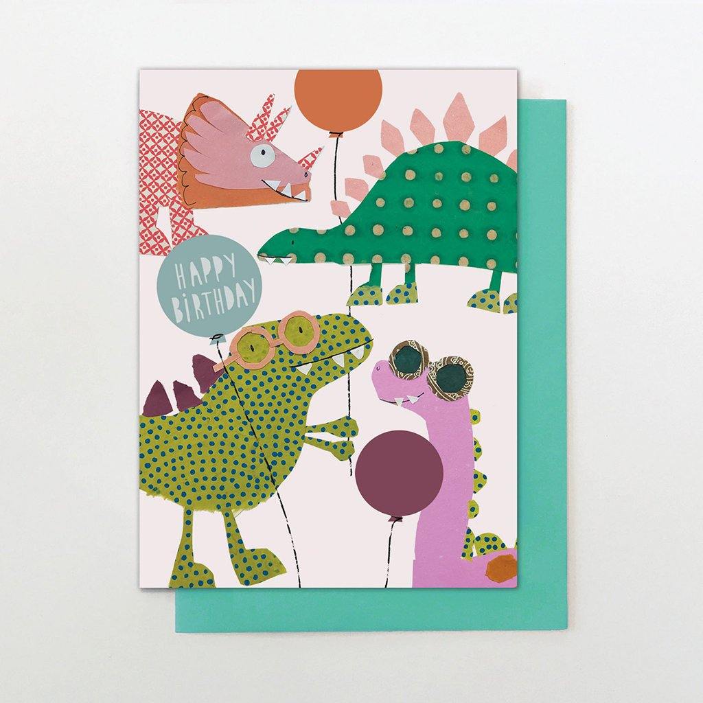 Dinosaur Birthday Card - Insideout