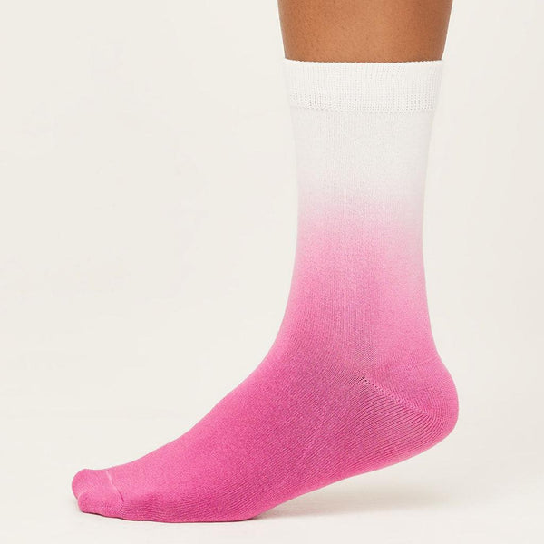 Dip Dye Socks Magenta Pink - Insideout