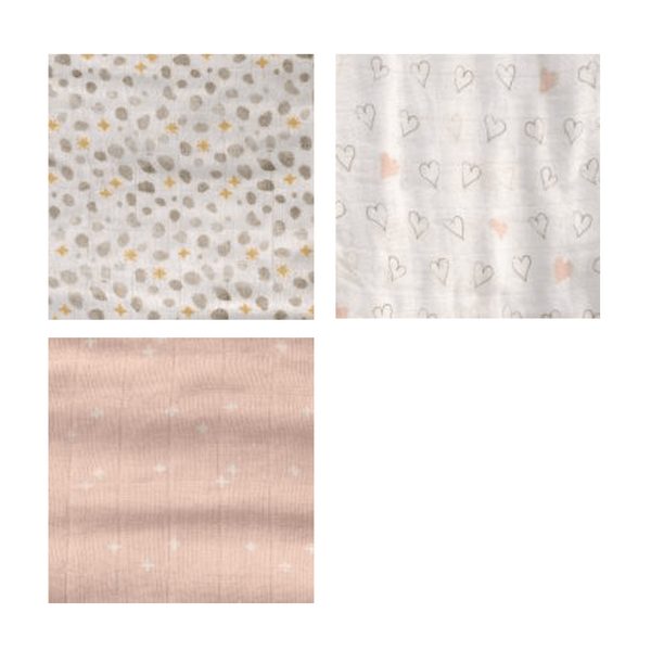 Dusty Pink Muslin Squares - Insideout
