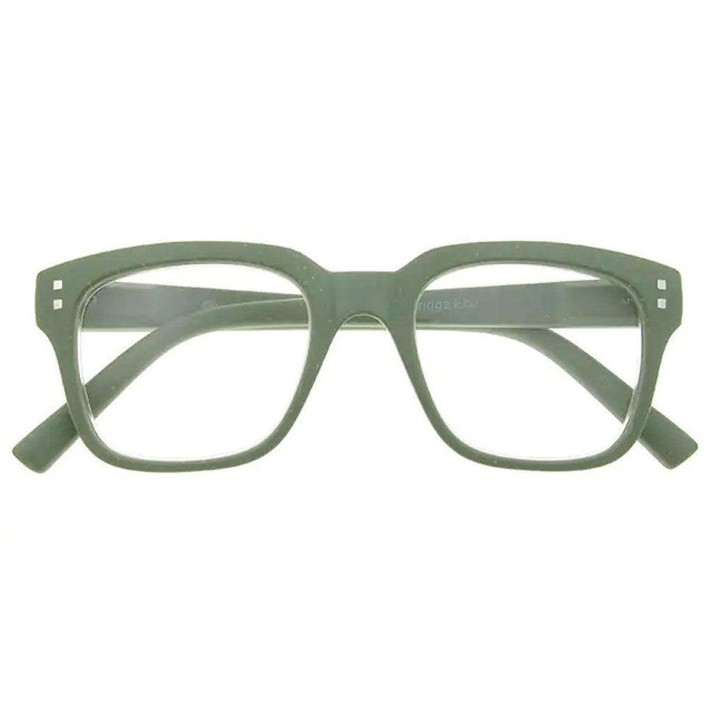 Eco-Wheat Weybridge Reading Glasses Green - Insideout