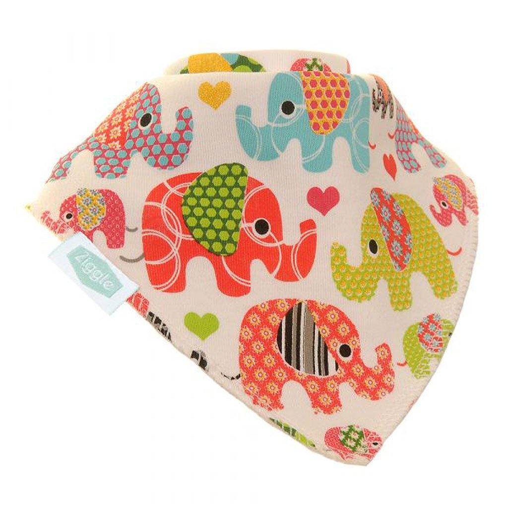 Ethnic Elephants Dribble Bib - Insideout
