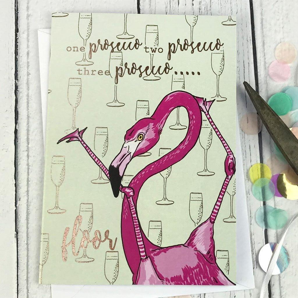 FA03 One prosecco, two prosecco, three prosecco ... Floor card - Insideout