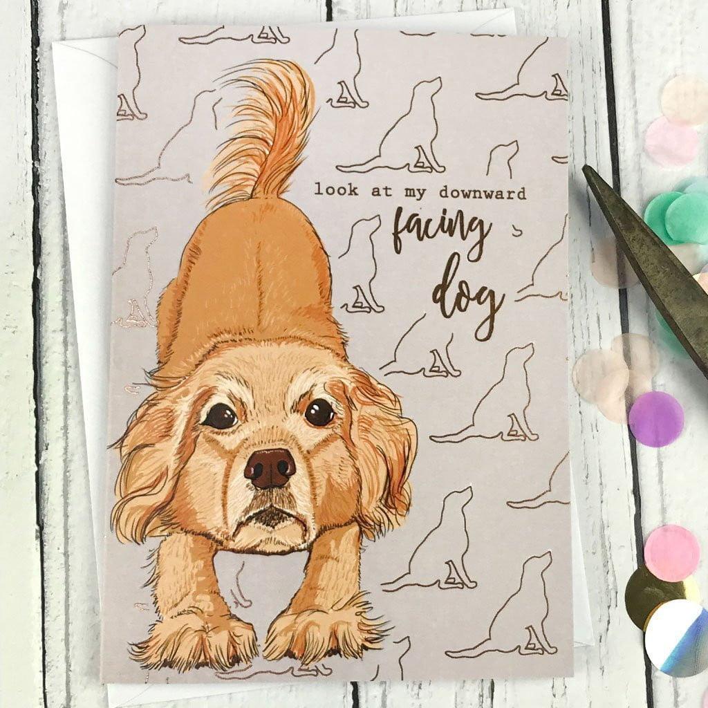 FA24 Look at my downward facing dog card - Insideout