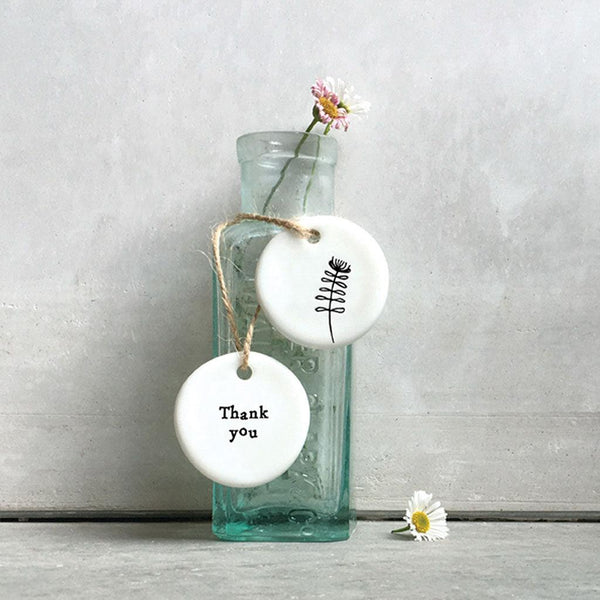 Floral Hanger Thank You - Insideout