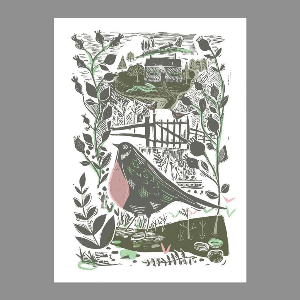 Garden Bird Print - Insideout