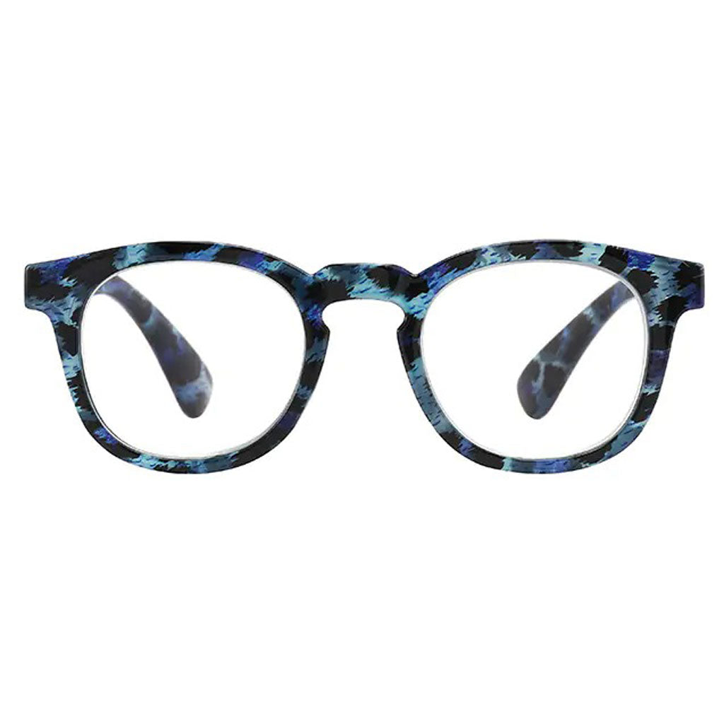 Kitty Lesebrille Blauer Leopard