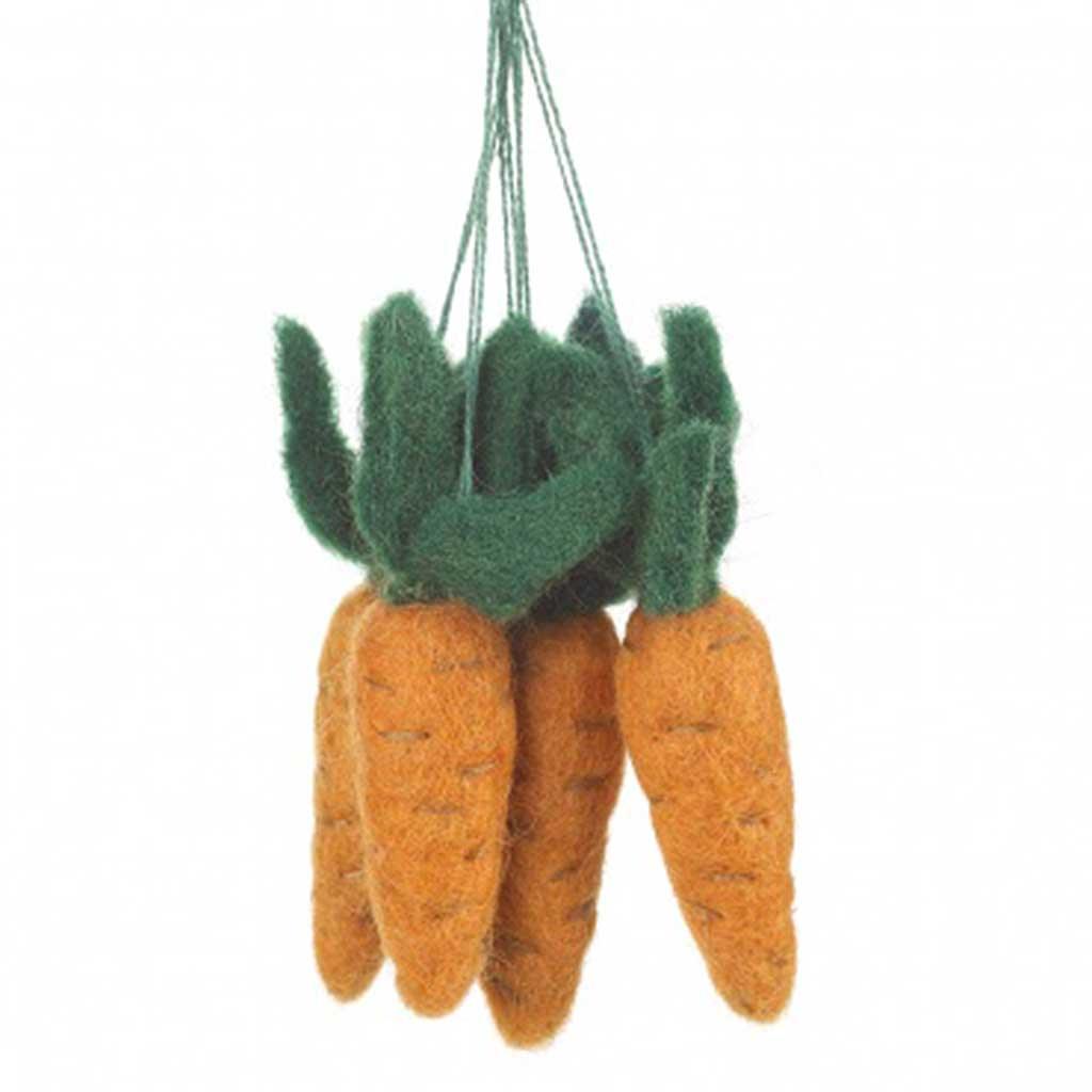 Hanging Felt Carrots - Insideout