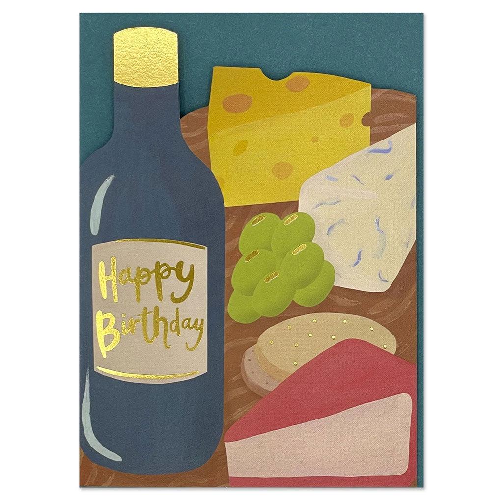 Happy  Birthday  Cheese Card - Insideout