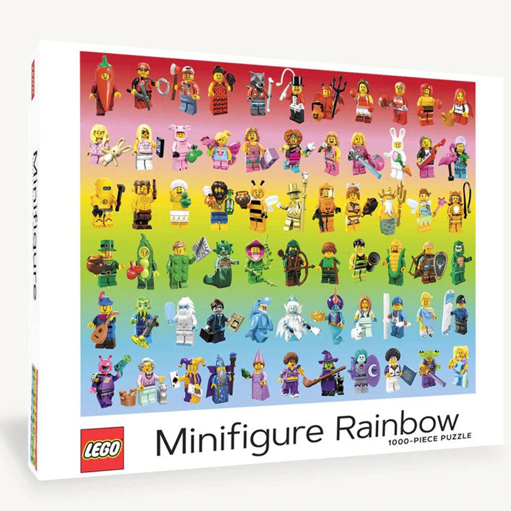 LEGO Minifigure Rainbow 1000 Piece Jigsaw Puzzle - Insideout
