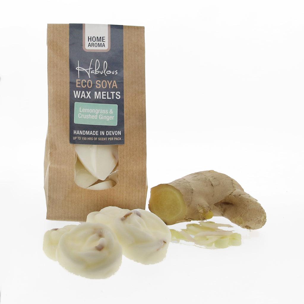 Lemongrass & Crushed Ginger Eco Soya Wax Melts Pack - Insideout