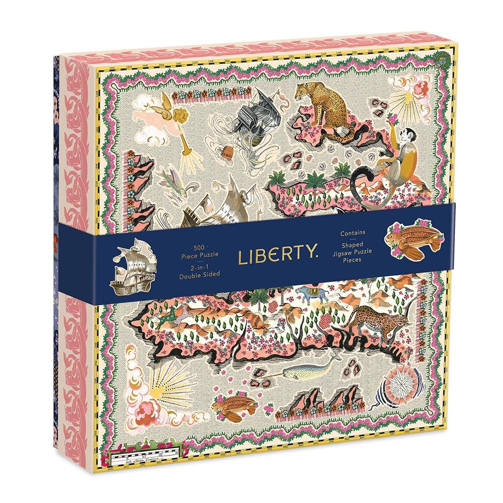 Liberty Maxine 500 Piece Double Sided Puzzle With Shaped Pieces - Insideout