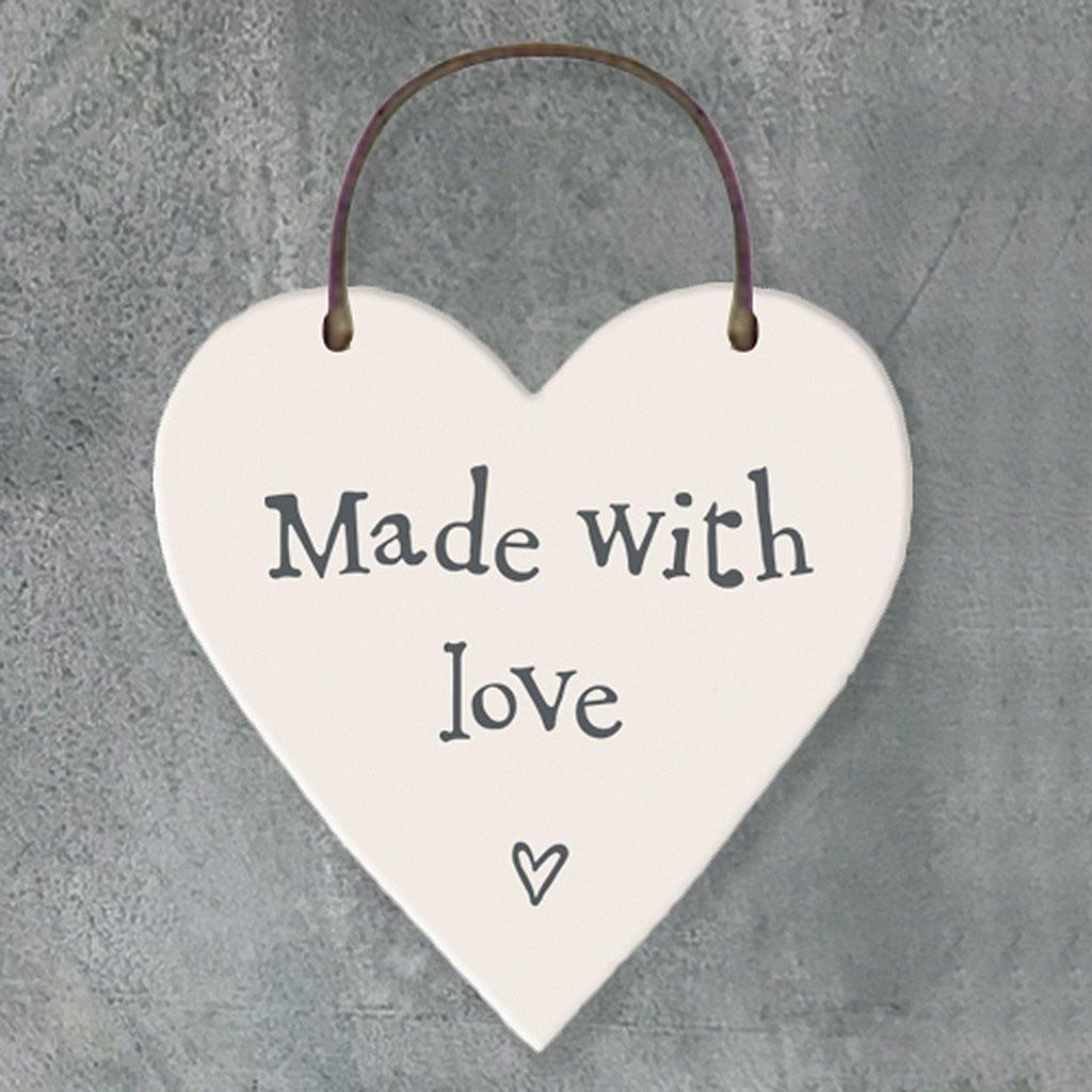 Made With Love Heart Tag - Insideout