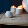 Pot Bird Match Striker dans la série Off-White Stone par Habulous Ceramics