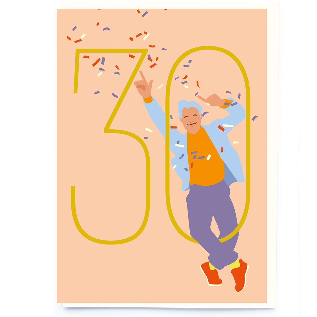 Mens Age 30 Card - Insideout