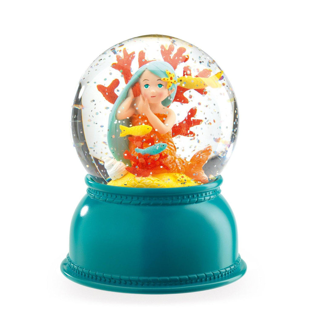 Mermaid Night Light Snow Globe - Insideout