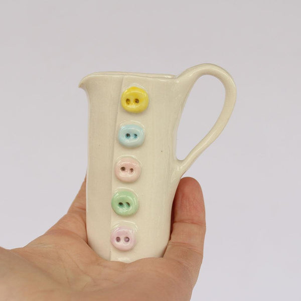 Mini Porcelain Button Jug - Insideout