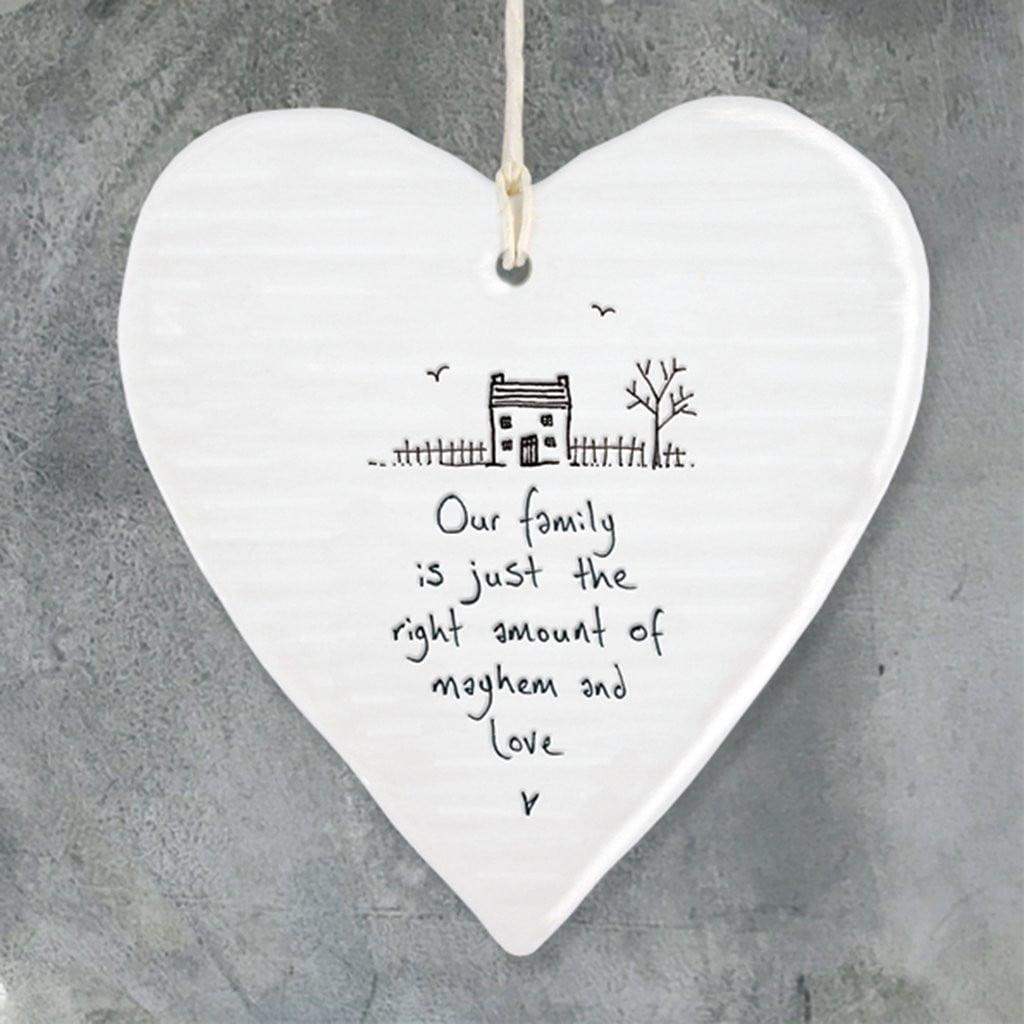 Our Family Hanging Heart - Insideout