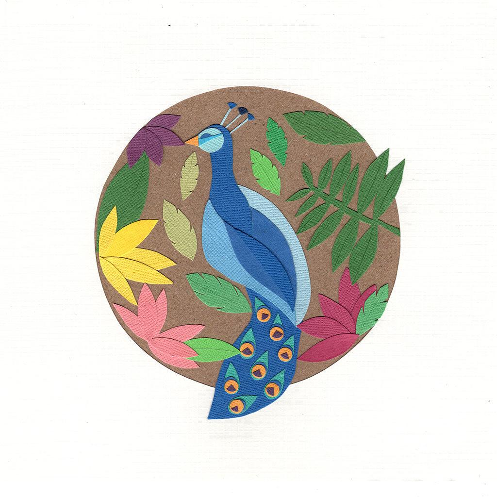 Peacock Card - Insideout