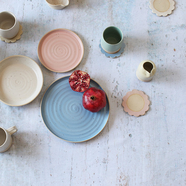 Pale Pink Pasta Bowl Stone - Habulous