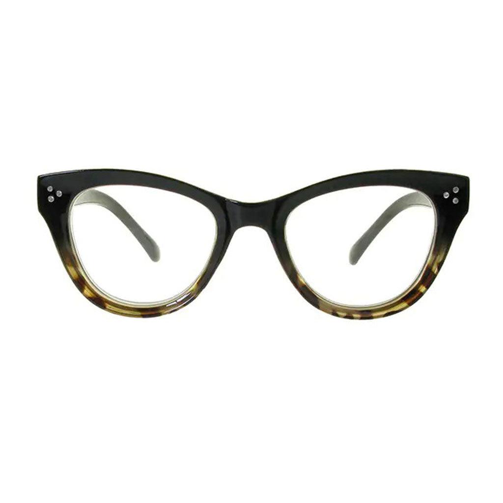 Polly Reading Glasses Black Tortoiseshell - Insideout