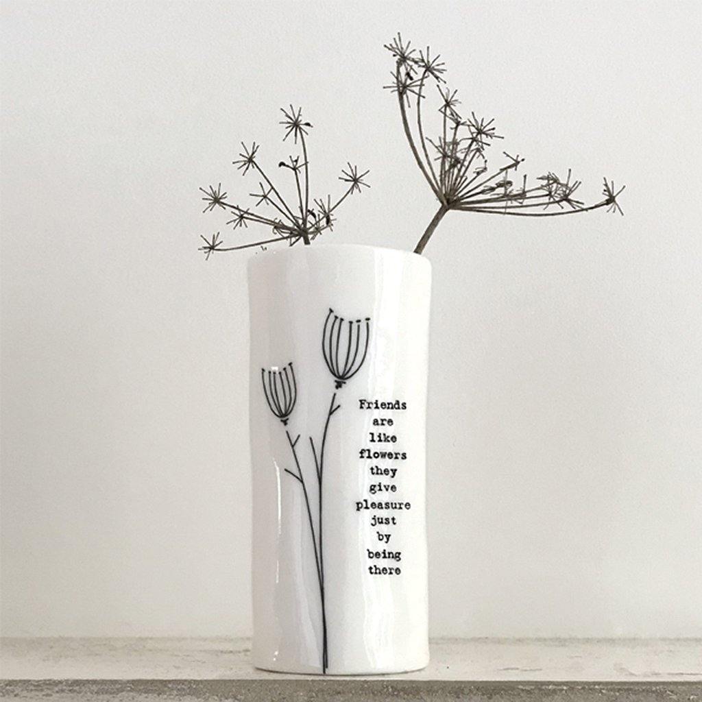 Porcelain Vase Friends Are Like Flowers - Insideout