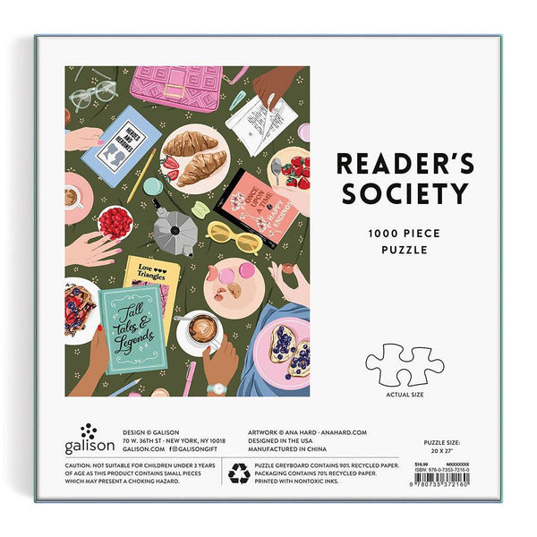 Reader’s Society 1000 Piece Jigsaw Puzzle - Insideout