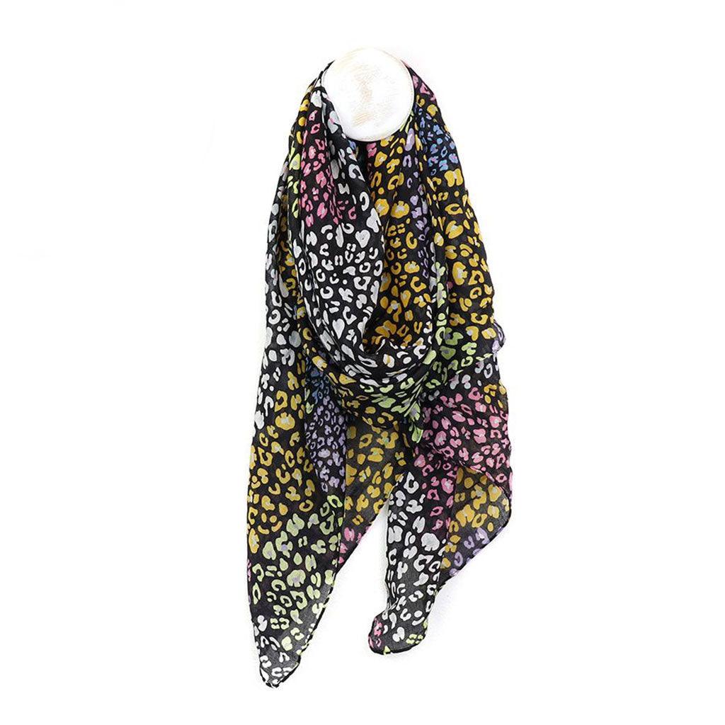 Recycled Multicolour Animal Print Scarf - Insideout