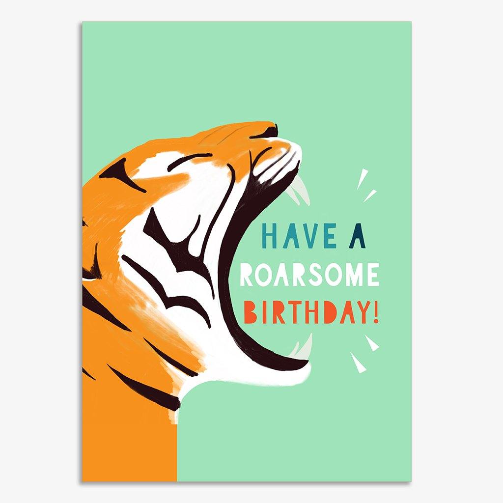 Roarsome Birthday Notecard Pack - Insideout