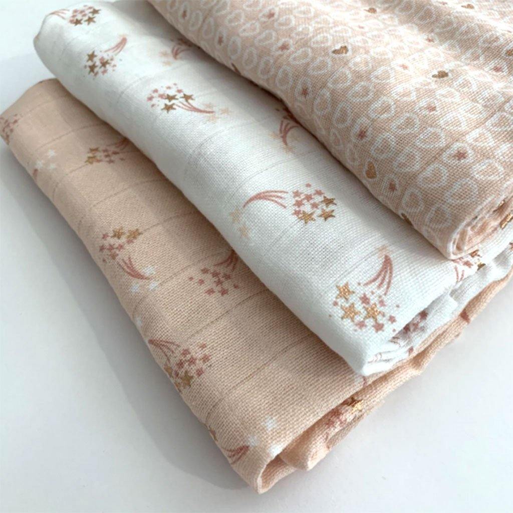 Rose Gold Muslin Square - Insideout