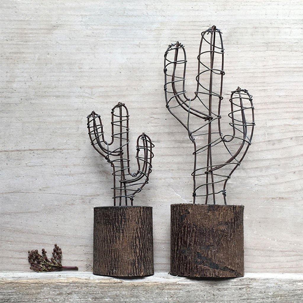 Rusty Wire Cactus Small – Insideout