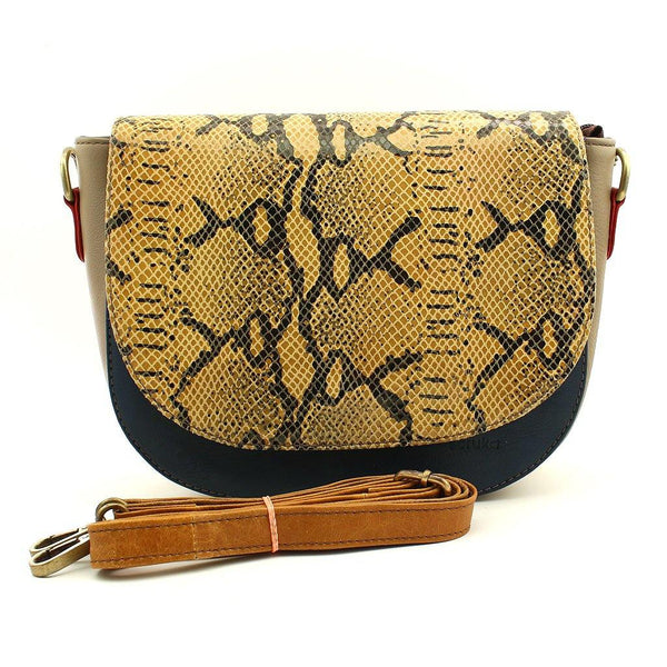 Soruka Upcycled Leather Candie Handbag - Insideout