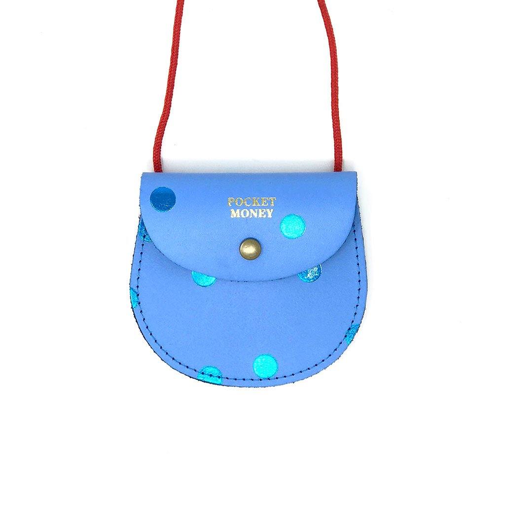 Spot Pocket Money Purse Cornflower Blue - Insideout