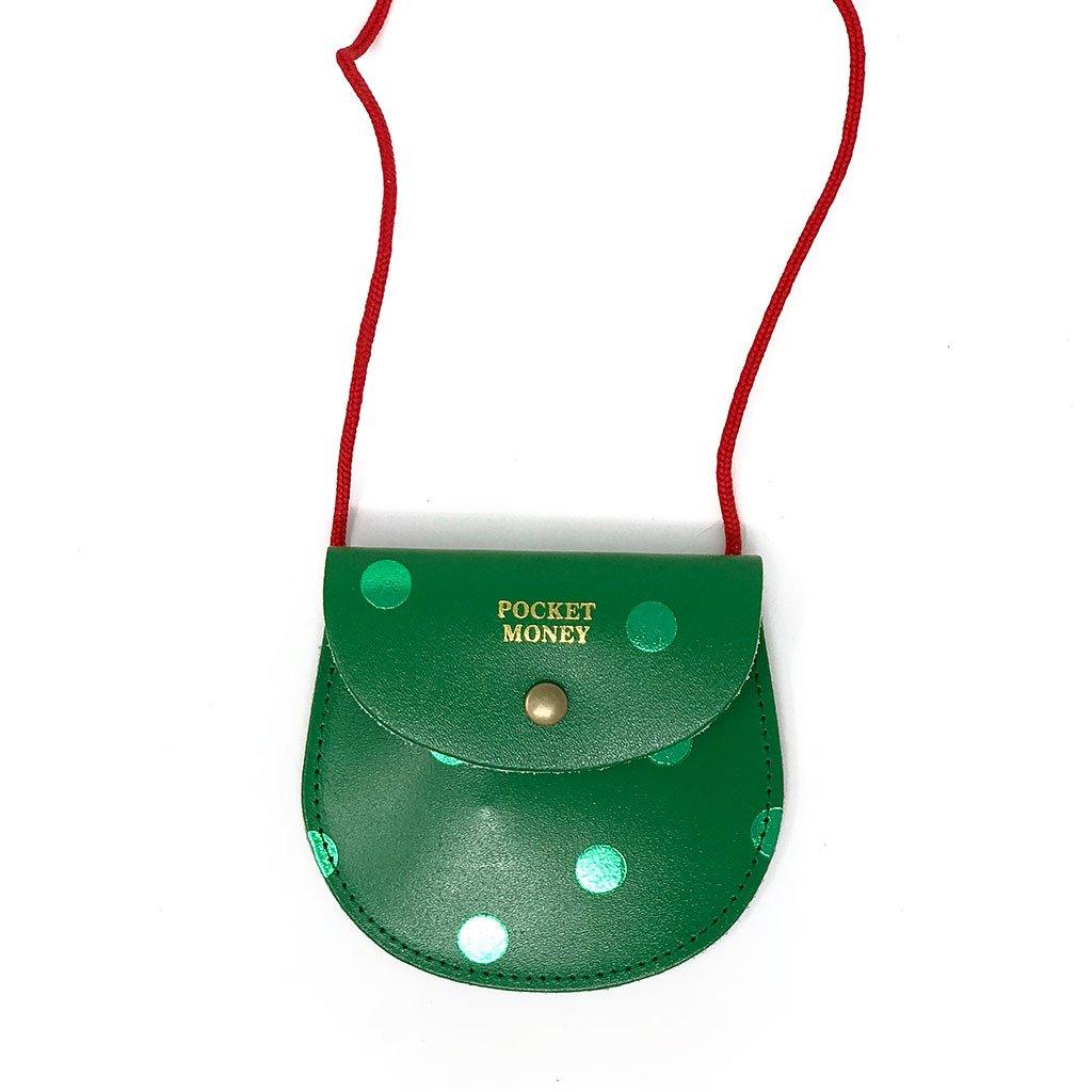 Spot Pocket Money Purse Green - Insideout