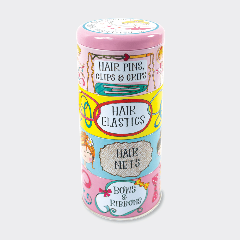 Stacking Tins Ballerina Hair Accessories - Insideout