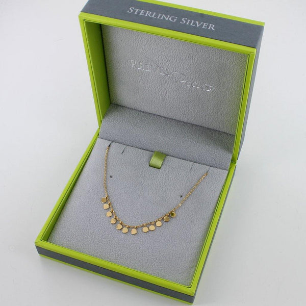 Sterling Silver Shaker Pendant Necklace With Gold Vermeil - Insideout
