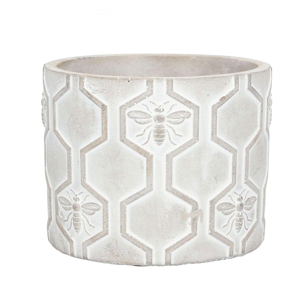 Stone Effect Bee Pot Cover Small - Insideout