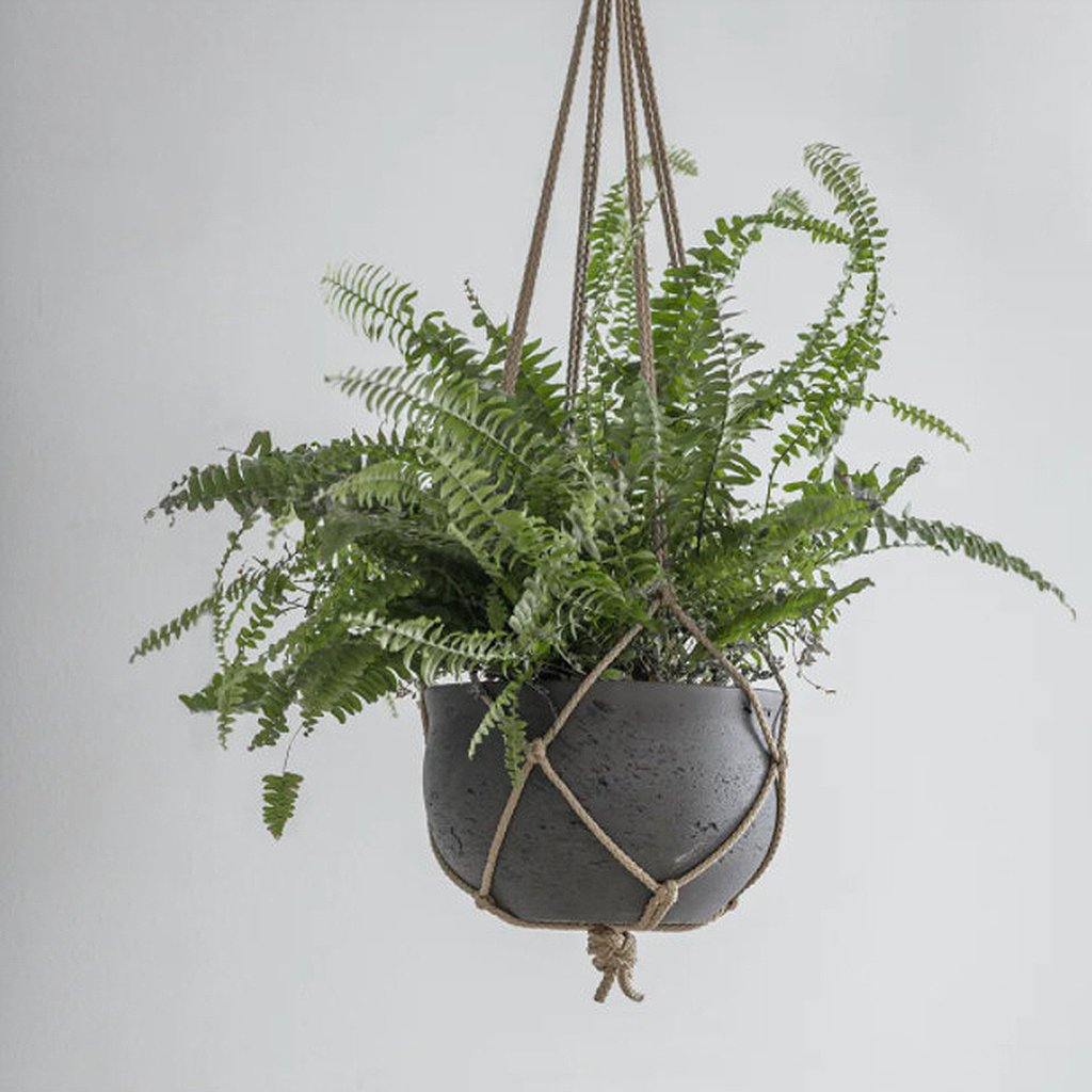 Stratton Hanging Pot Carbon Large - Insideout
