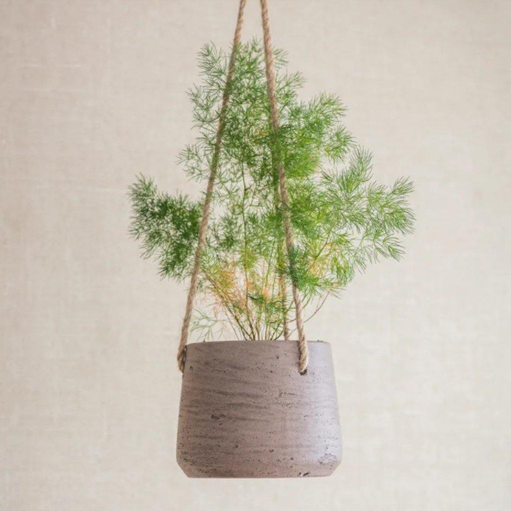 Stratton Hanging Pot Warm Stone - Insideout