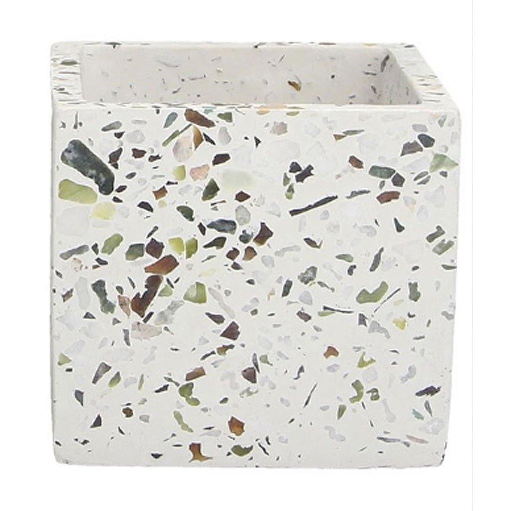 Terrazzo Stone Pot Cover Large - Insideout