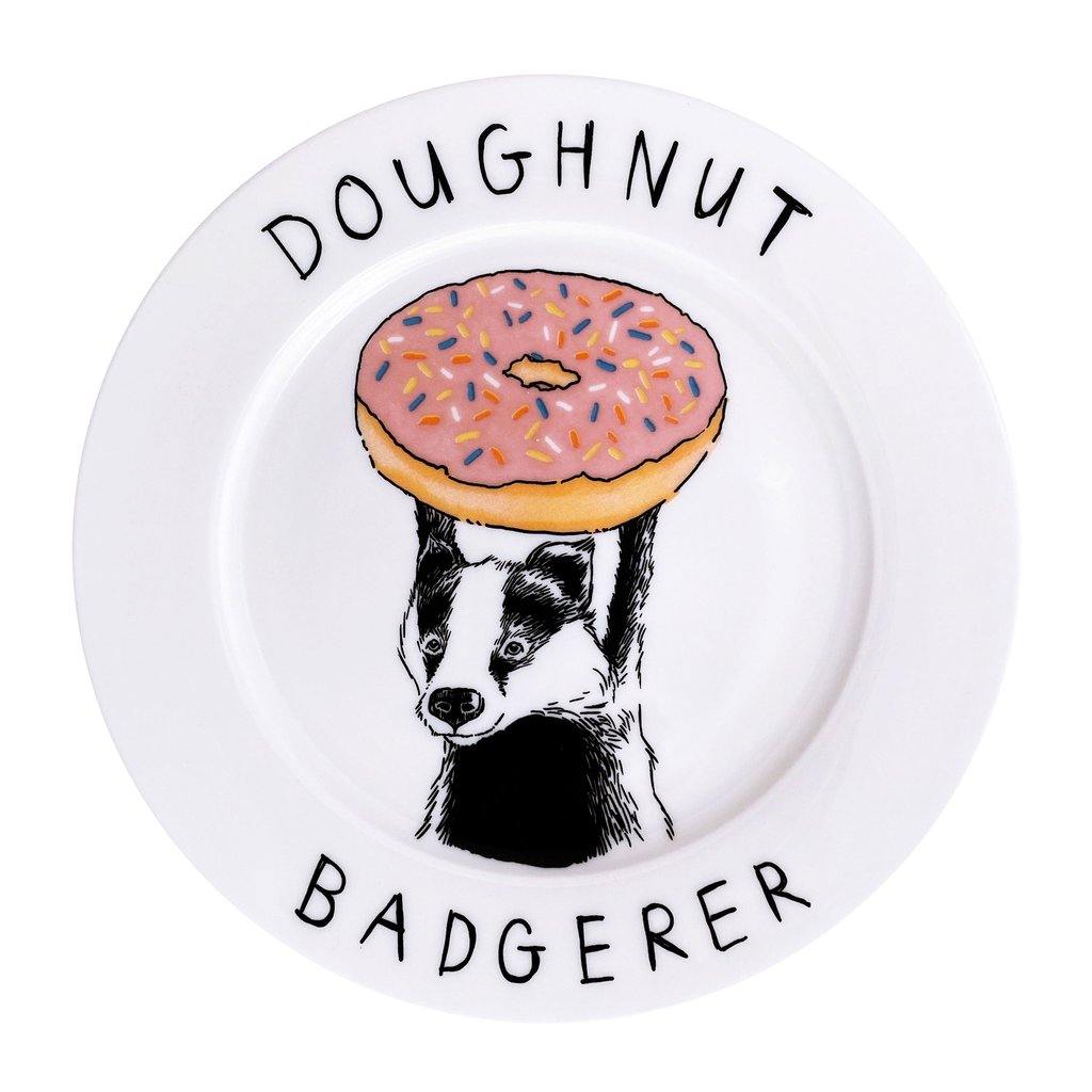 The Donut Badgerer Side Plate - Insideout