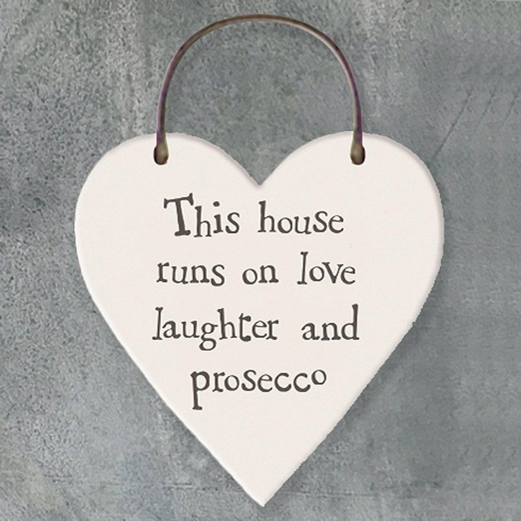 This House Runs On Love Heart Tag - Insideout