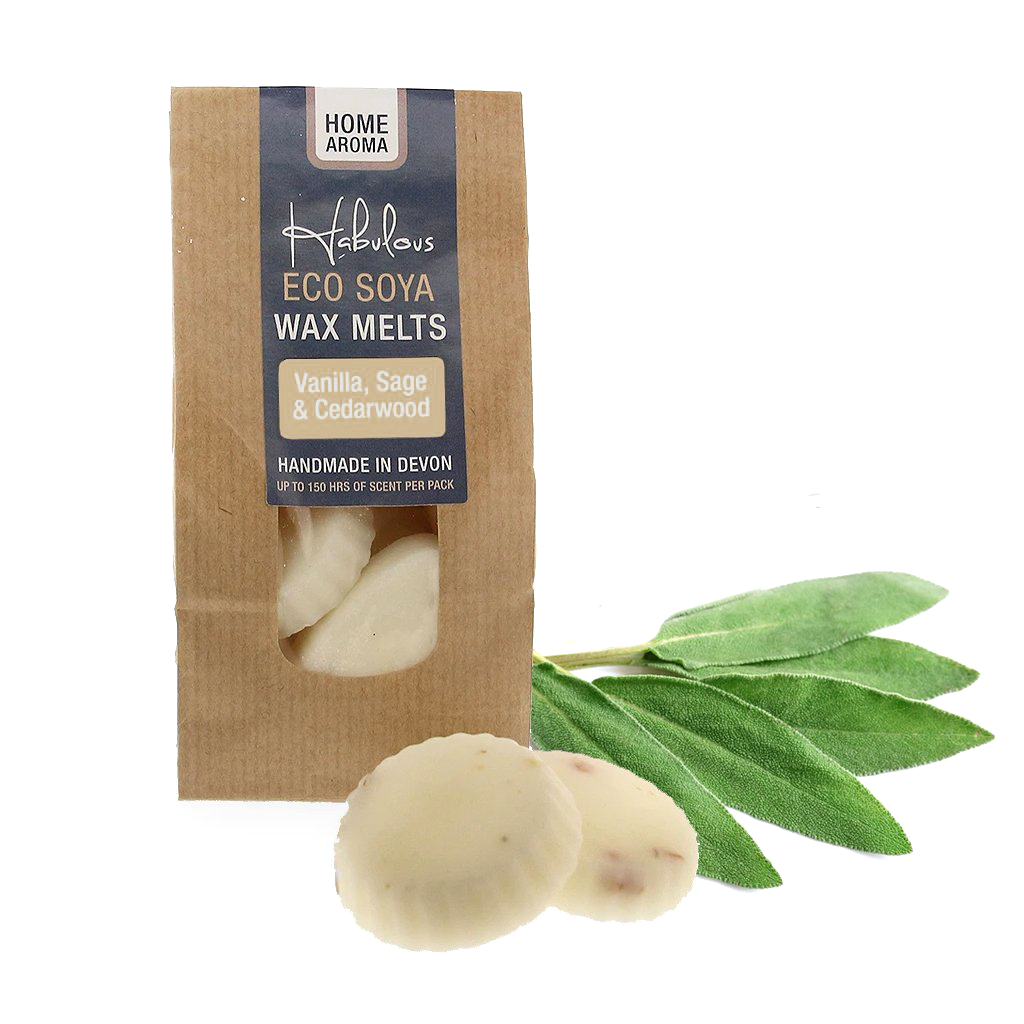 Vanilla, Sage & Cedarwood Eco Soya Wax Melts Pack - Insideout