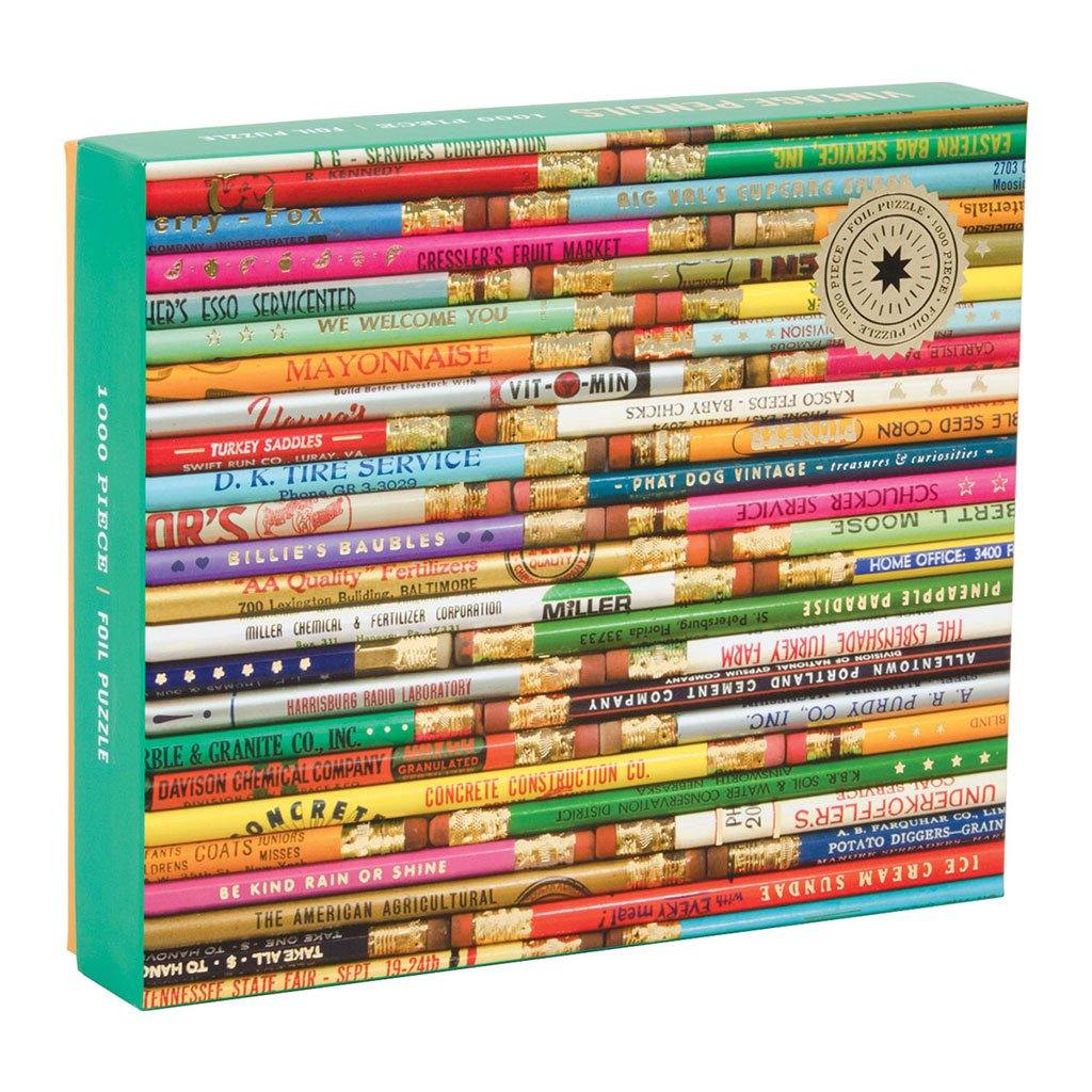 Vintage Pencils 1000 Piece Jigsaw Puzzle - Insideout