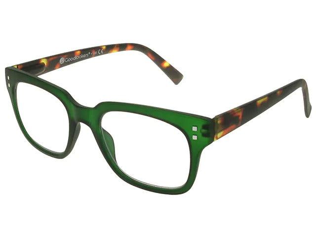 Weybridge Reading Glasses Green & Tortoiseshell - Insideout