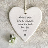 When It Rains Hanging Round Heart - Insideout